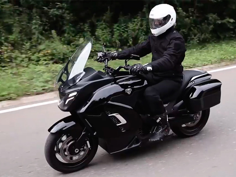 В Минпромторге показали прототип электрического мотоцикла Aurus
